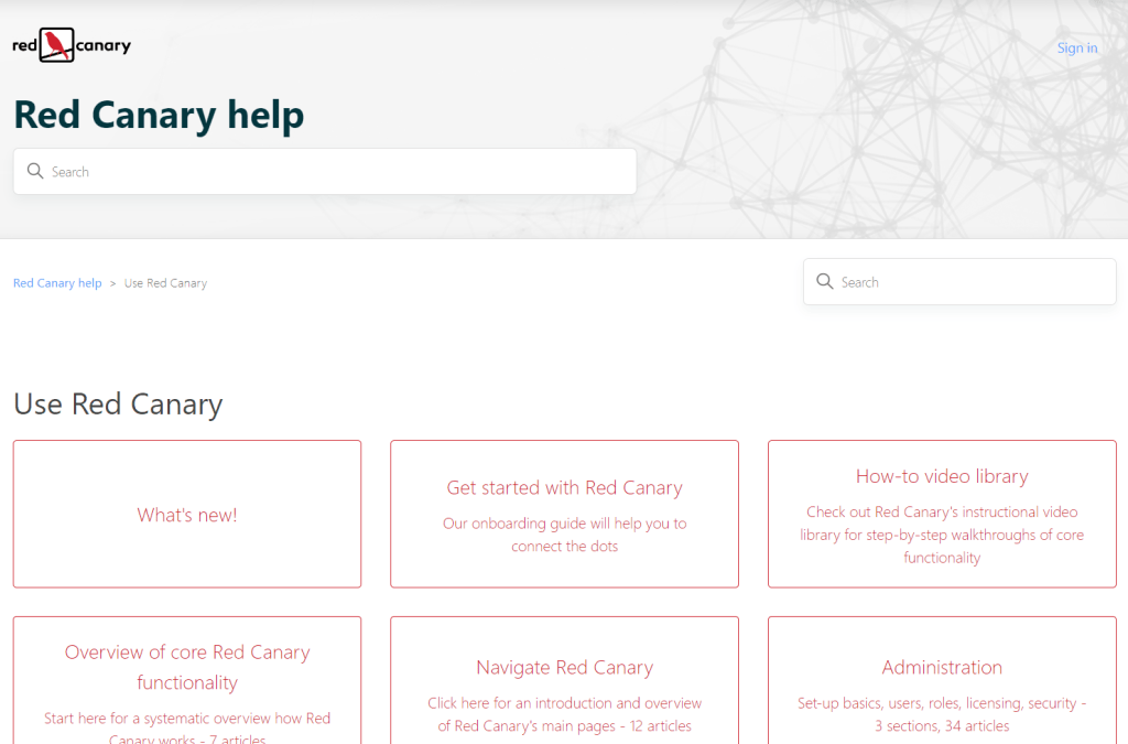 Red Canary help